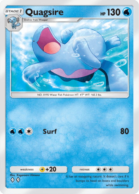 Pokemon TCG Pocket - A4 052 Quagsire