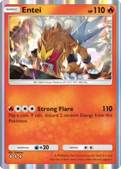 Pokemon TCG Pocket - A4 033 Entei