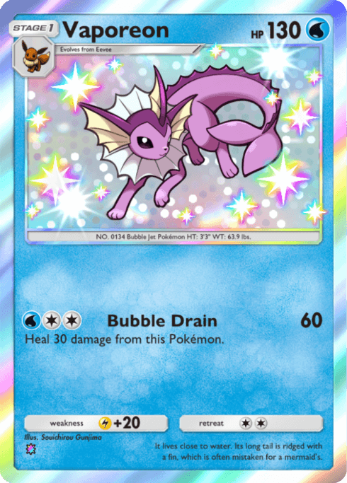 Pokemon TCG Pocket - A4 216 Vaporeon