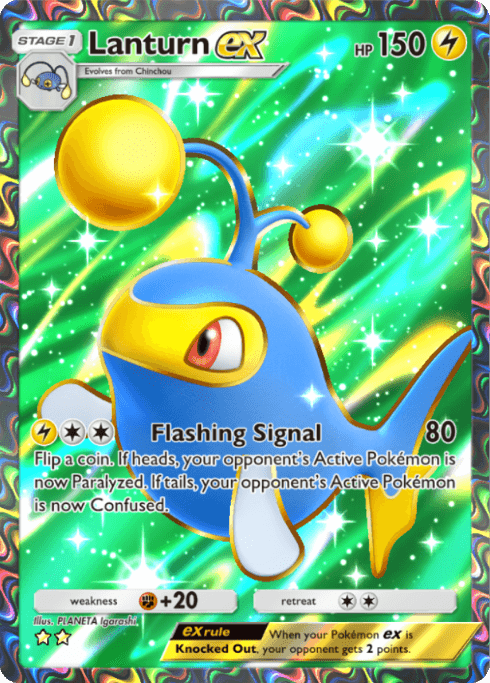 Pokemon TCG Pocket - A4 189 Lanturn ex