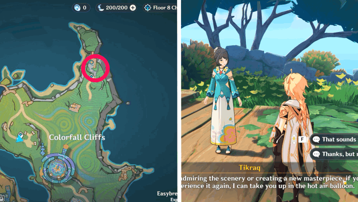 How to Get Back Up To Airborne Asha Location