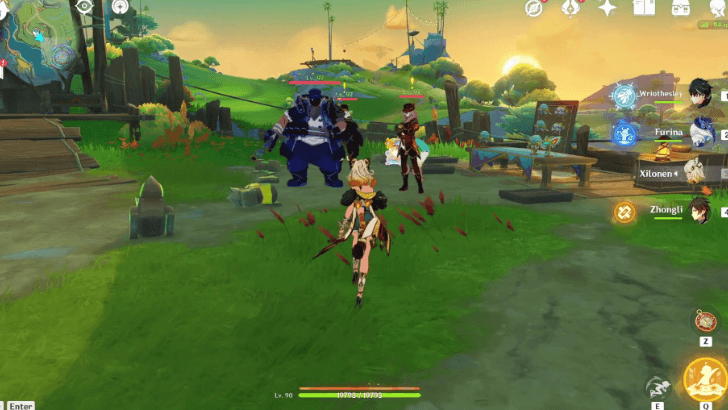 Genshin - Aloha Challenge - Fight the Fatui