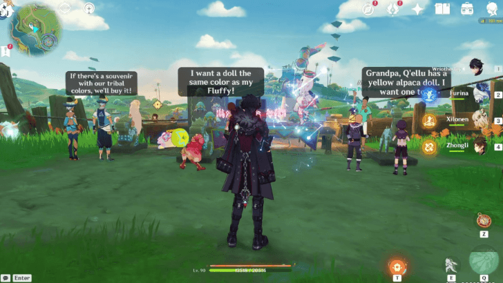 Genshin - Aloha Challenge - Talk to Aloha