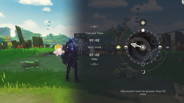 Genshin - Aloha Challenge - Adjust the Time