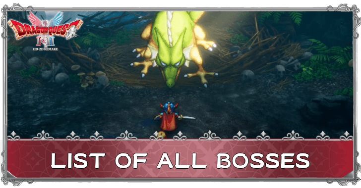 Dragon Quest 1 - List of All Bosses