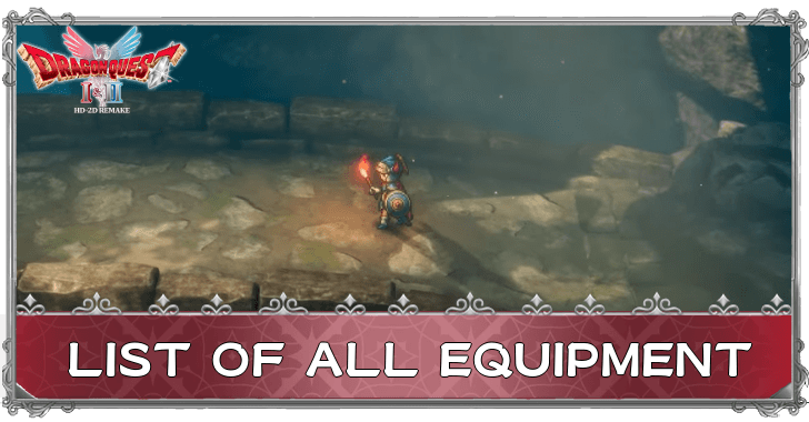 Dragon Quest 1 - List of All Equipment