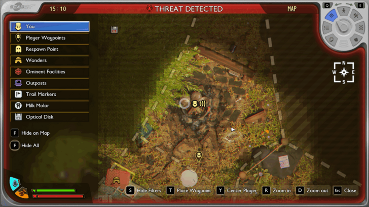 Cockroach Queen Location 1 Map