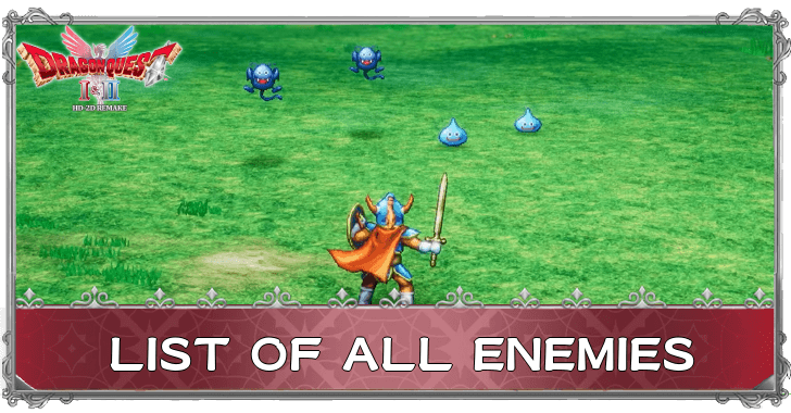 Dragon Quest 1 - List of All Enemies