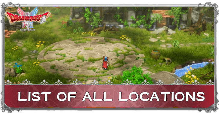 Dragon Quest 1 - List of All Locations