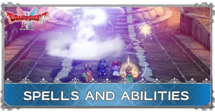 Dragon Quest 2 - Spells and Abilities