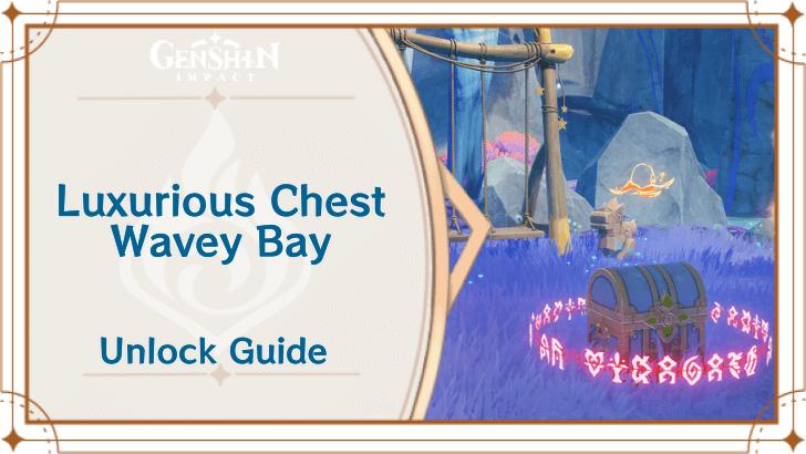 Genshin Impact - Luxurious Chest Wavey Bay Banner