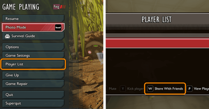 Grounded 2 Share With Friends In Game