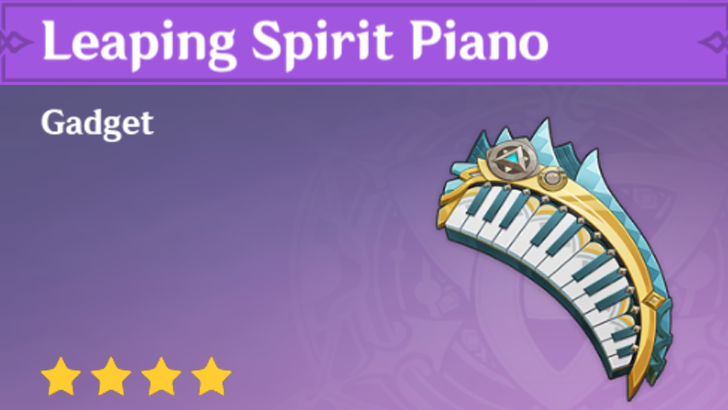 Genshin Impact - How to Get Leaping Spirit Piano and Effects