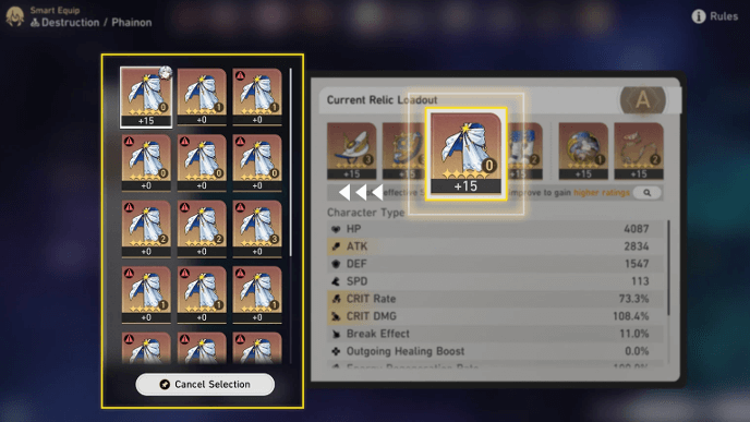 HSR 3.5 - Smart Equip Function Optimized