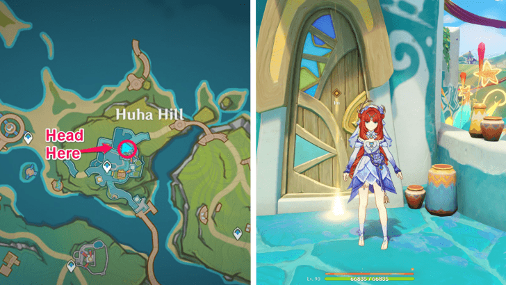 Genshin Impact - A Curtain Call for a Colorful Summer Night Rest at Accommodations