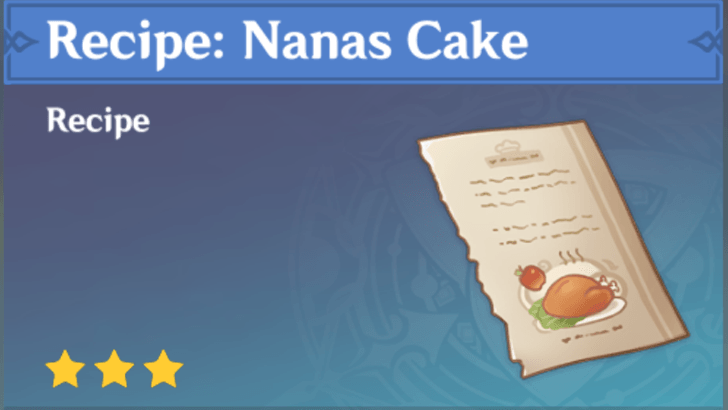 Genshin Impact - A Curtain Call for a Colorful Summer Night Nanas Cake.png