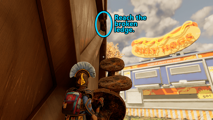 Go Up the Ramp to the Third Floor