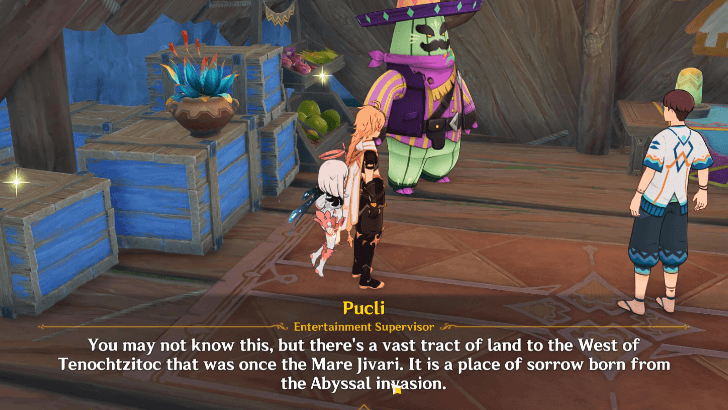 Genshin - Mare Jivari is west of Tenochtzitoc