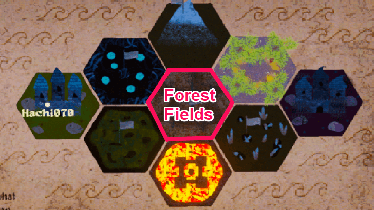 Mage Arena - Forest Fields Map Location