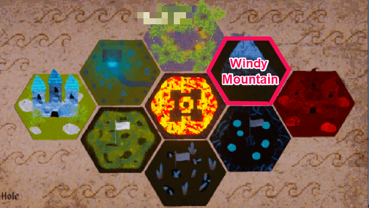 Mage Arena - Windy Mountains Map Location