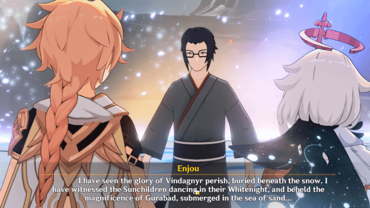 Genshin - Enjou is obsessed with ancient civilizations