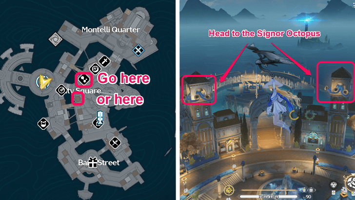 Go to the Signor Octopus