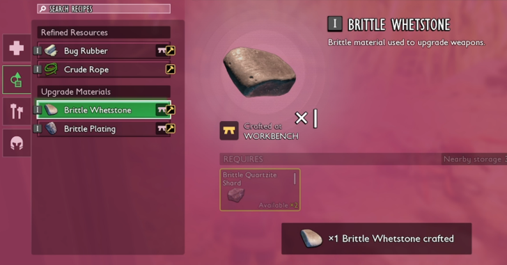 Brittle Whetstone and Plating