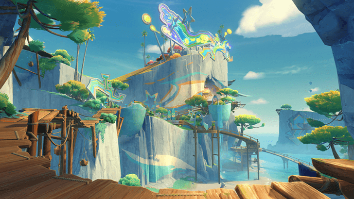 Genshin - Natlan Viewpoint - A Hilly Hidey-Hole for Nectar