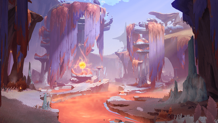 Genshin - Natlan Viewpoint - Fiery Flowing Sea of Sentience