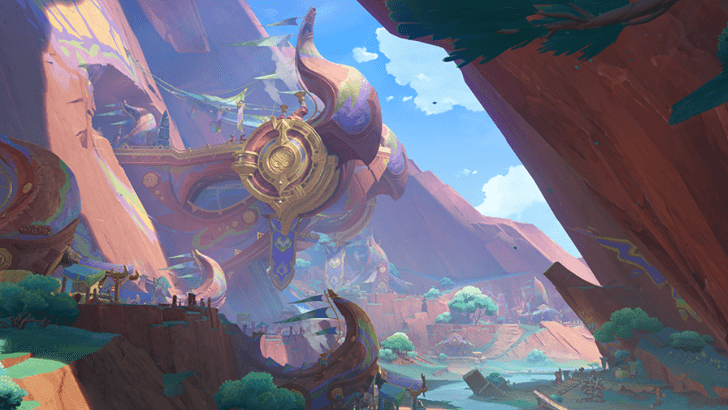 Genshin - Natlan Viewpoint - A Bountiful Land of Farming and Fecundity