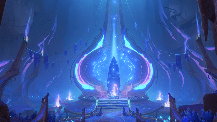 Genshin - Natlan Viewpoint - Ceremonial Site Lost in Night