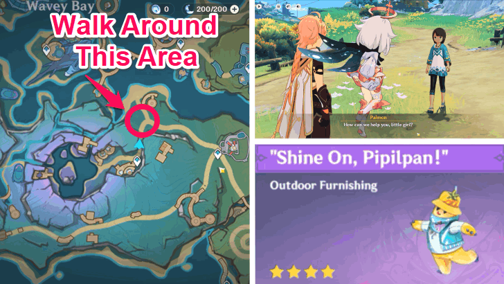 Get Shine On, Pipilpan! Furnishing