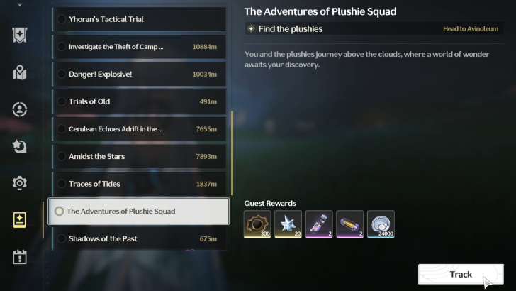 The Adventures of Plushie Squad Quest Info