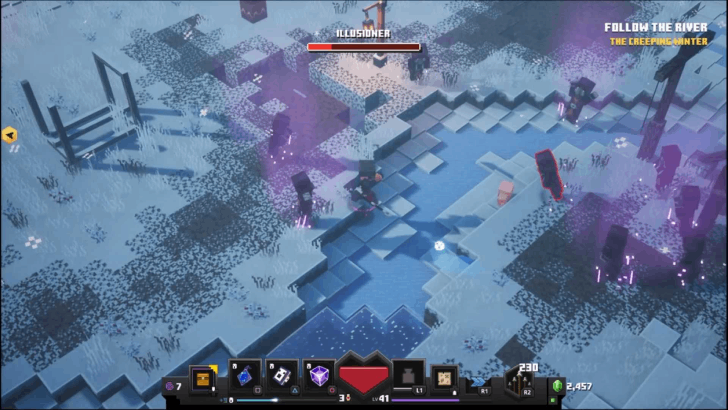 Minecraft Dungeons - Illusioner Boss Fight