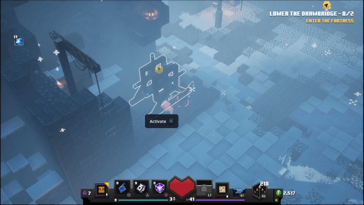 Minecraft Dungeons - Frosted Fjord Lower the Drawbridge