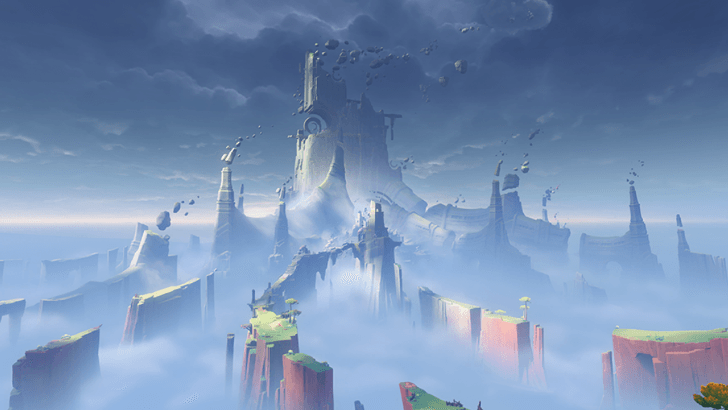 Genshin - Natlan Viewpoint - Collapse of the White Tower
