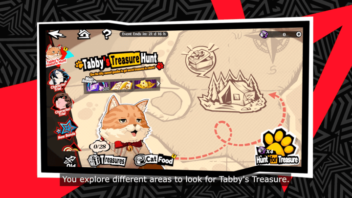 Persona 5 Phantom X - Tabby Treasure Hunt
