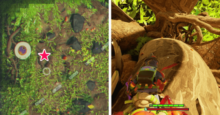 Grounded 2 Trunk Entrance Location