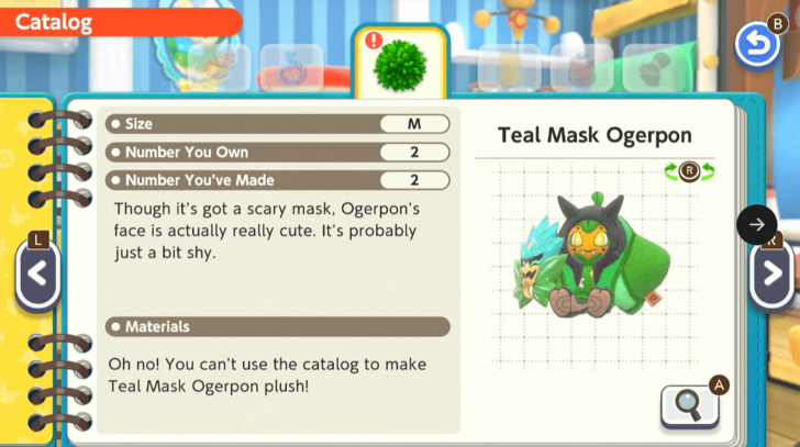 Teal Mask Ogerpon Catalog