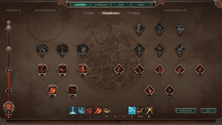 Mastery Interface