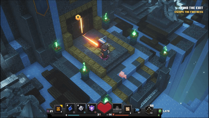 Minecraft Dungeons - Lone Fortress Find the Exit