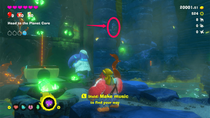 Fractone Hiding on a Pillar