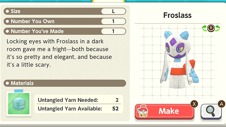 Froslass Plush Catalog