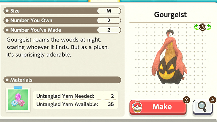 Gourgeist Plush Catalog