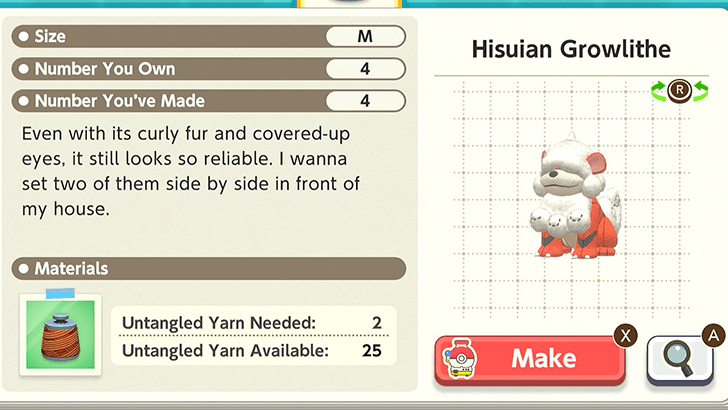 Hisuian Growlithe Plush Catalog