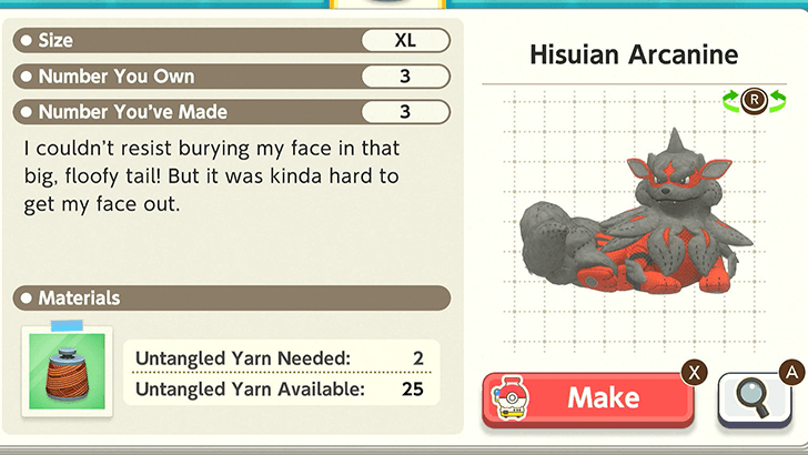 Hisuian Arcanine Plush Catalog