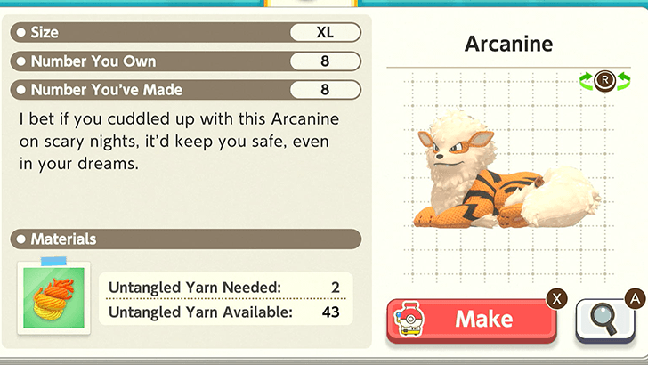 Arcanine Plush Catalog
