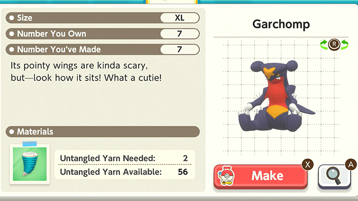 Garchomp Plush Catalog