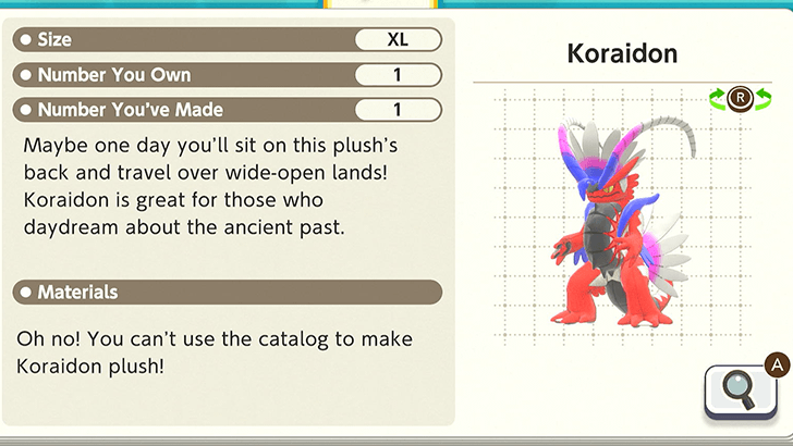 Koraidon Plush Catalog