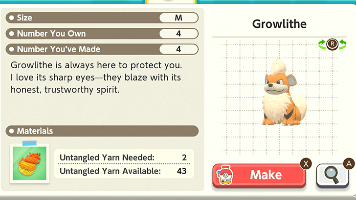 Growlithe Plush Catalog